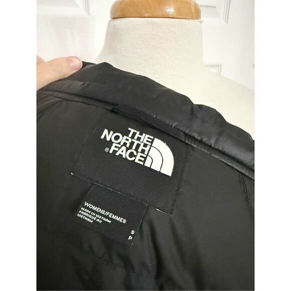 The North Face Womens Black Acropolis Hooded Down Puffer Parka Jacket Size Small - Picture 11 of 11